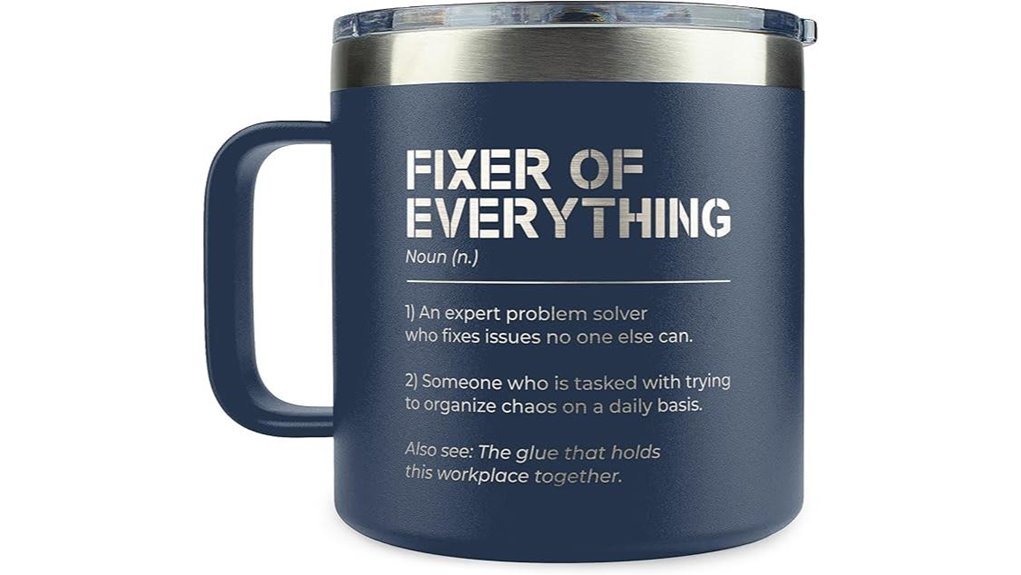 men s stainless coffee mug