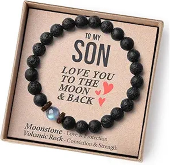 men s valentine s gemstone bracelet