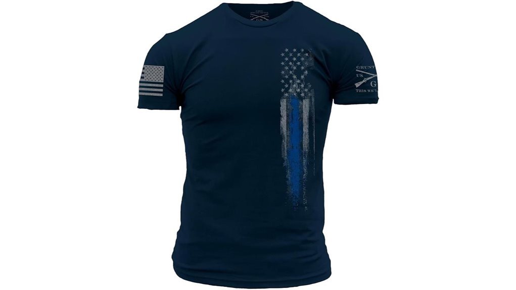 military themed flag t shirt