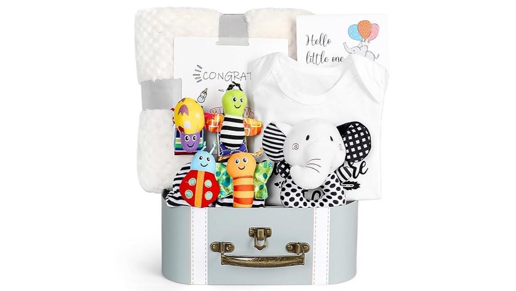 monochrome baby gift set