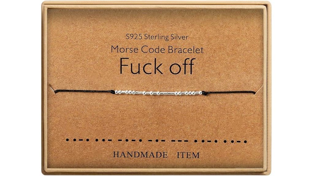 morse code inspirational bracelets