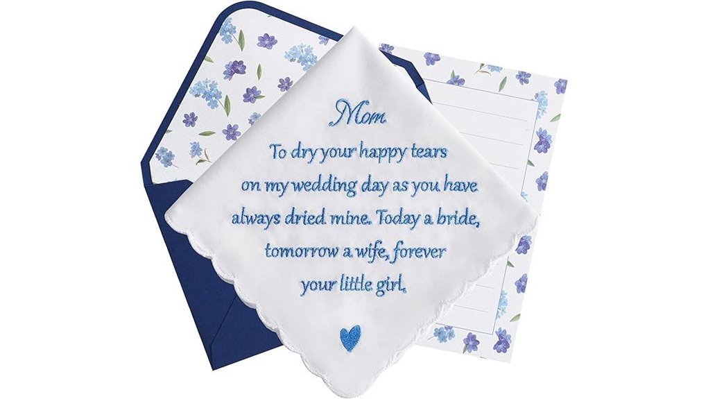 mother of bride handkerchief