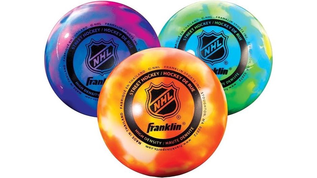 no bounce hockey balls