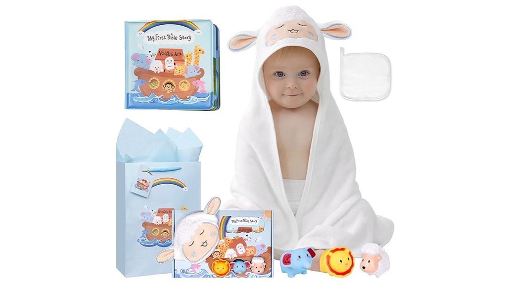 noah s ark baby baptism set