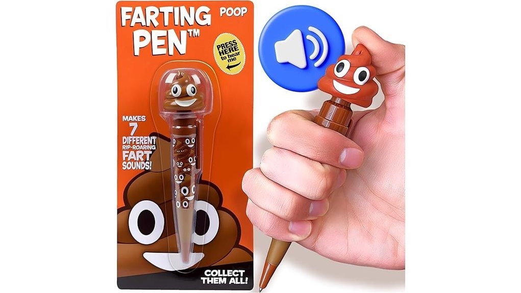 novelty pen with farts