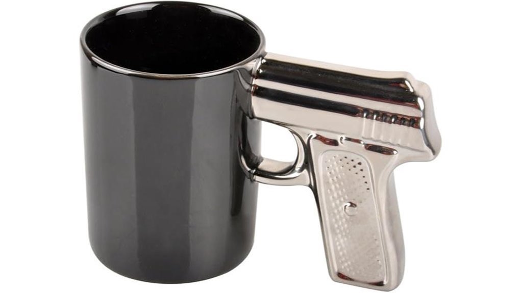 novelty pistol coffee mug