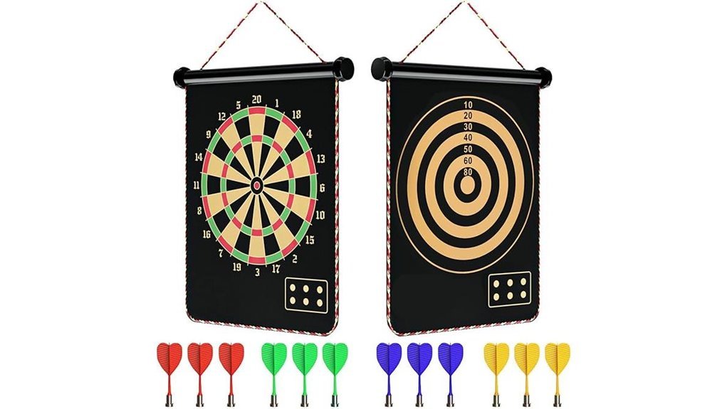 outdoor magnetic dart game