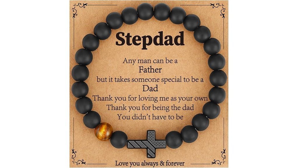 patriotic dad beaded bracelet