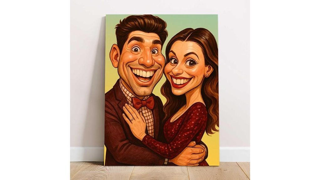 personalized couple wall art