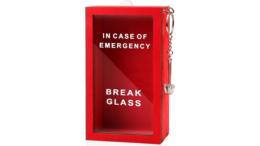 personalized emergency break in box