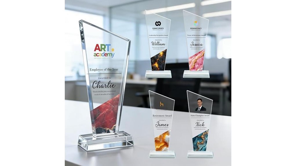 personalized logo trophy