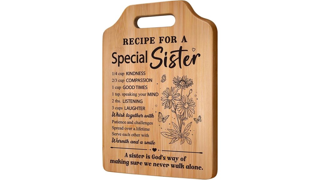 personalized sisters kitchen keepsake