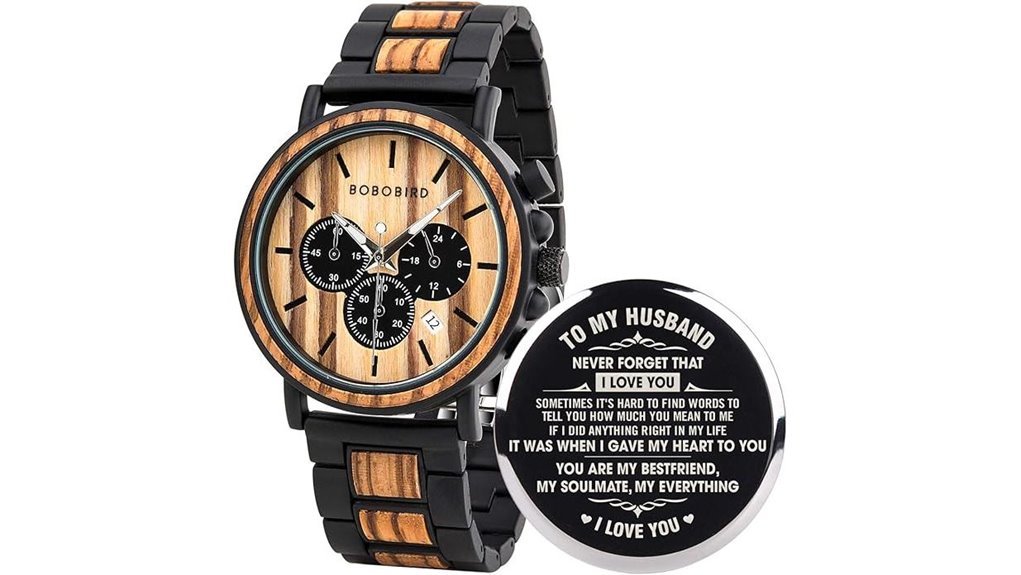 personalized wooden watch