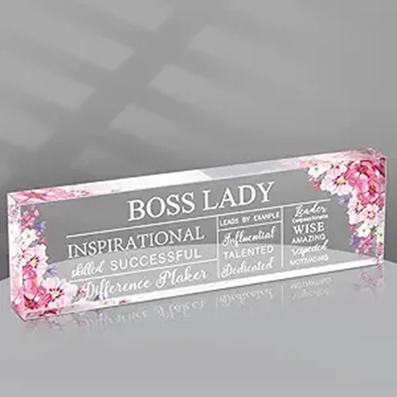 pink boss lady decor
