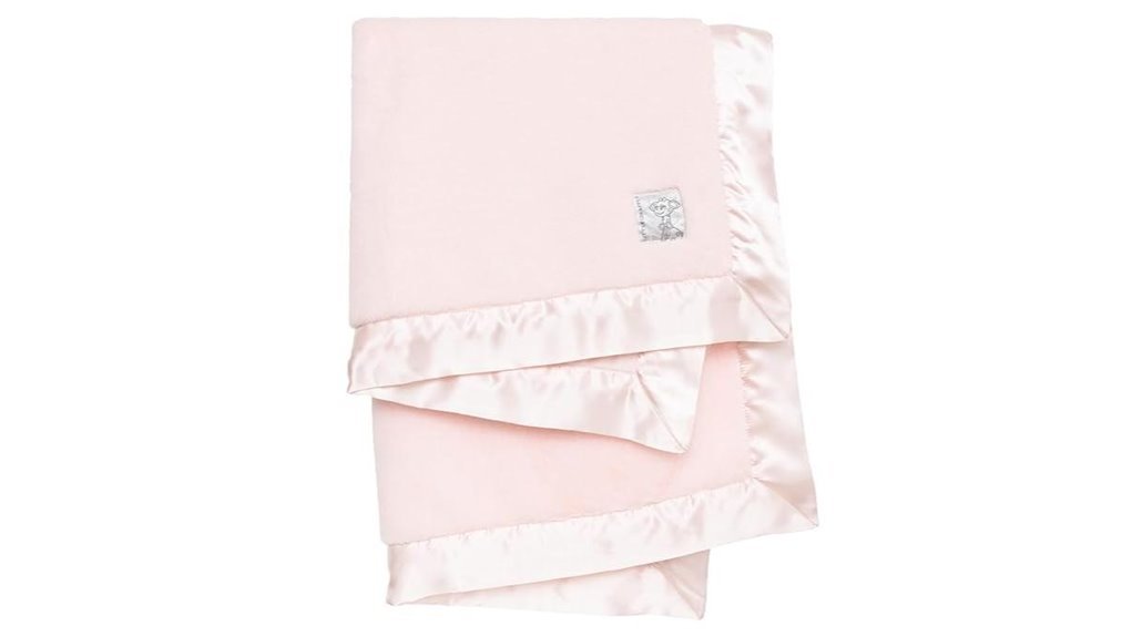 pink mink baby blanket
