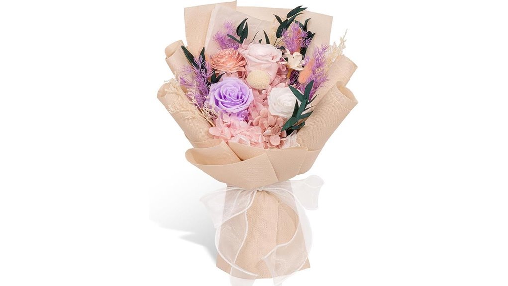 pink rosaura flower bouquet