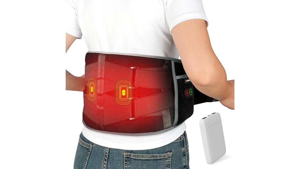 portable heated massage pad