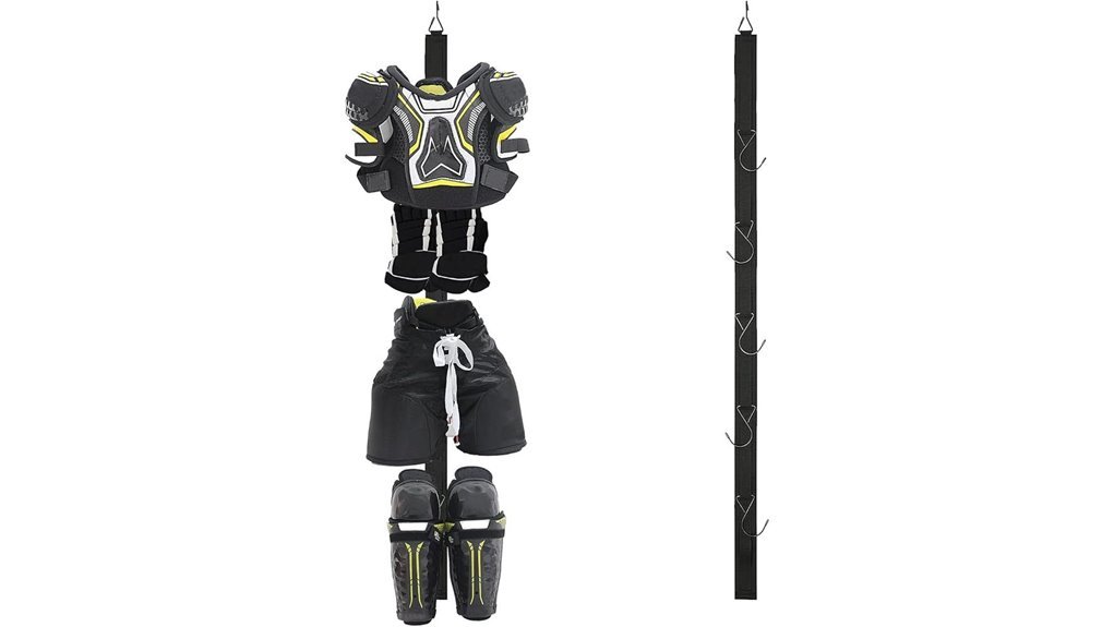 portable hockey gear rack