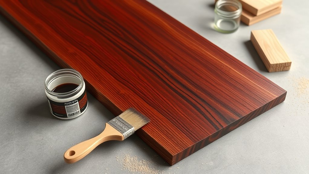 prepare stain wipe seal