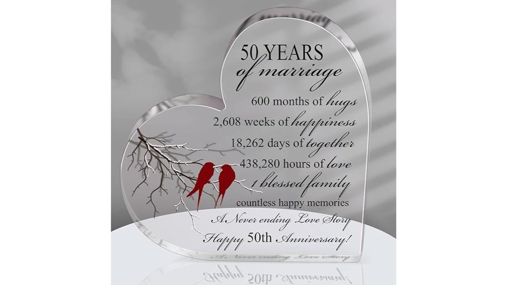 quinclay 50th anniversary keepsake