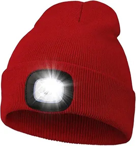 rechargeable led beanie