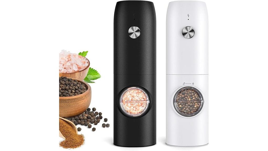 rechargeable salt pepper grinder