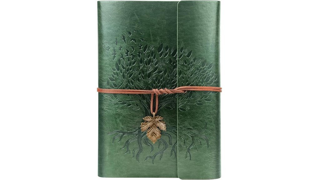 refillable leather journal