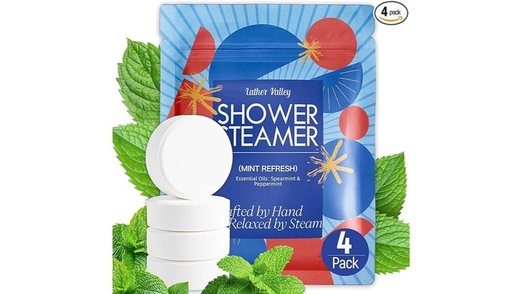 refreshing mint shower experience