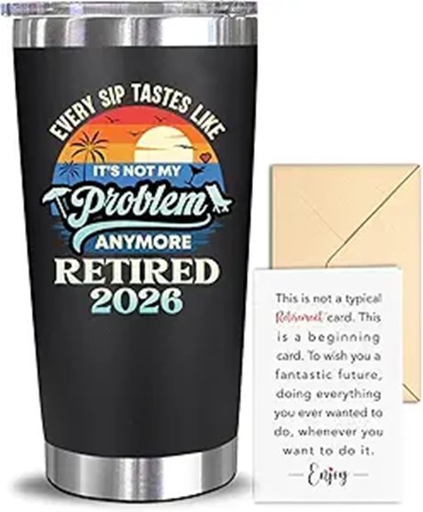 retirement tumbler for coworkers
