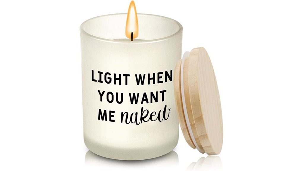 romantic and humorous candles