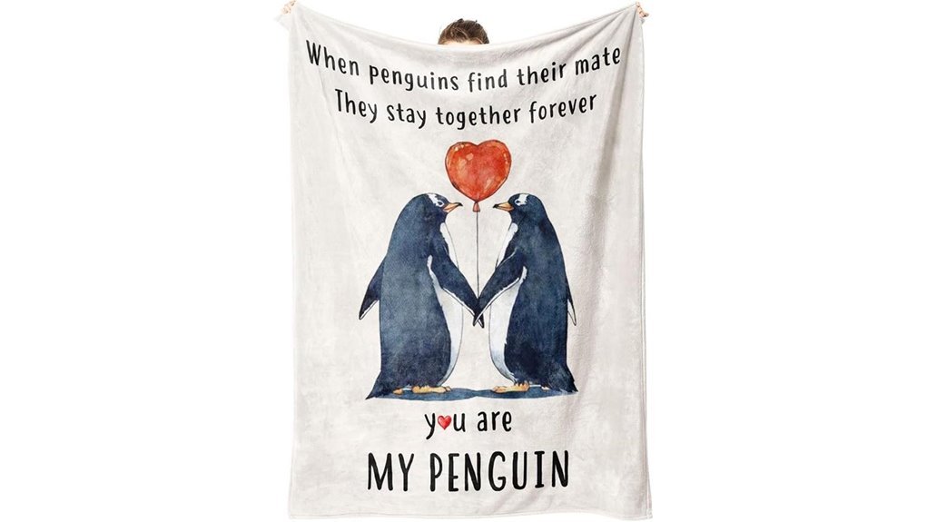 romantic anniversary love blanket