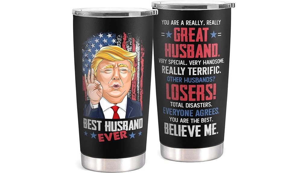 romantic double sided 20oz tumbler