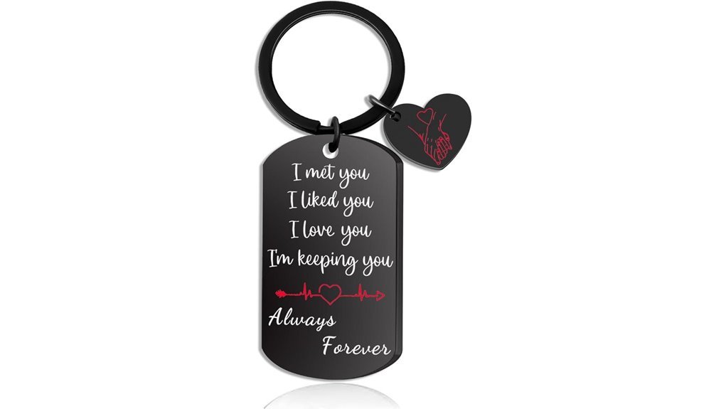 romantic keychain for couples