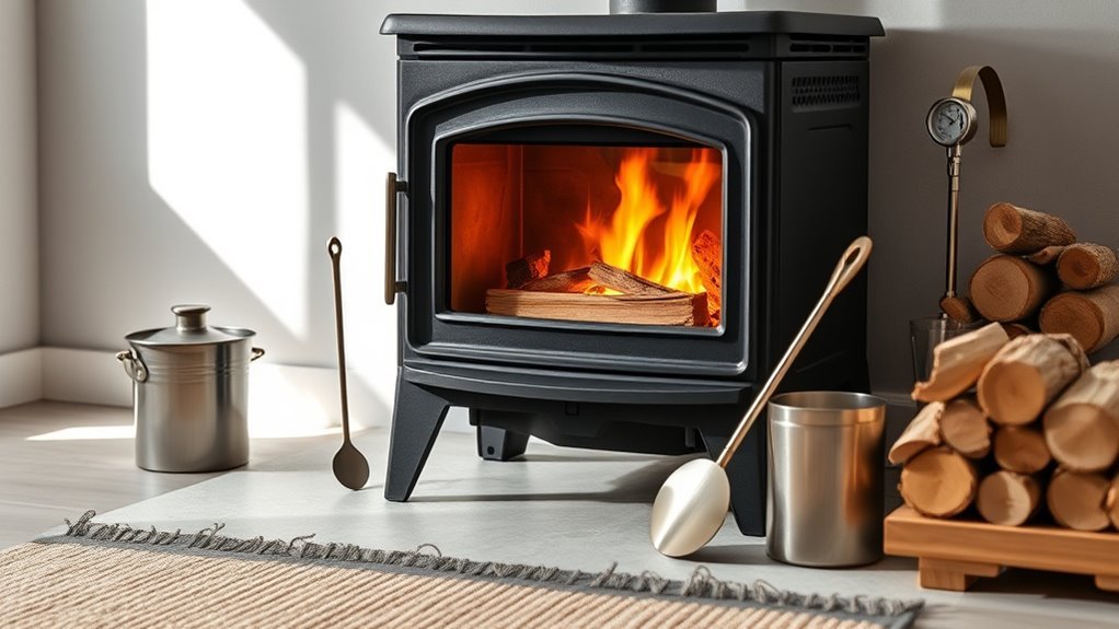 safe wood stove operation