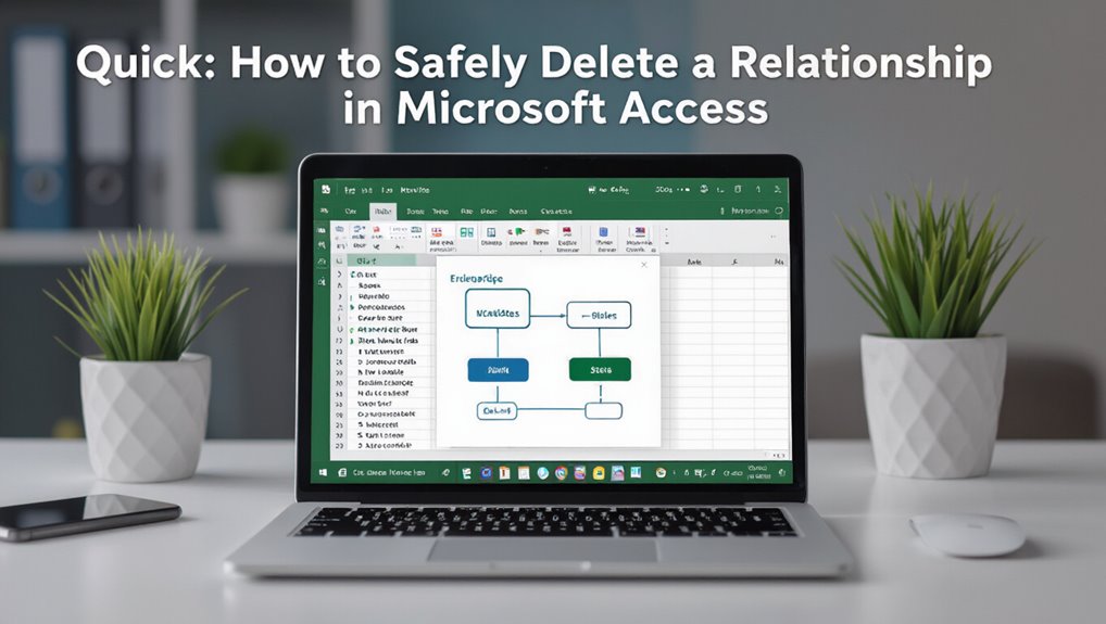 safely delete access relationship