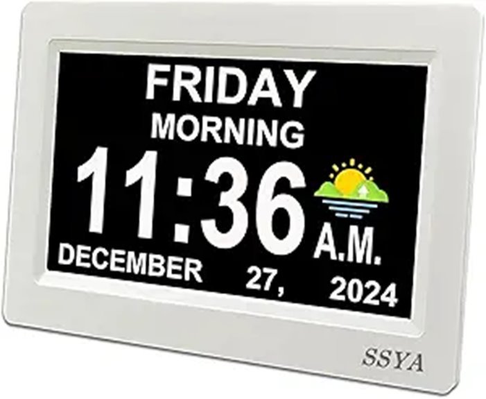 senior digital alarm clock