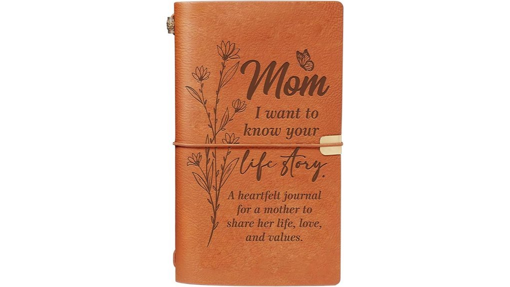sentimental refillable journal gift