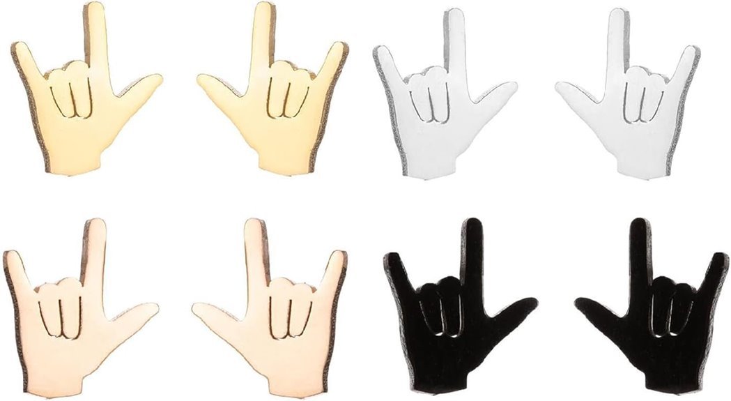 simple love hand jewelry