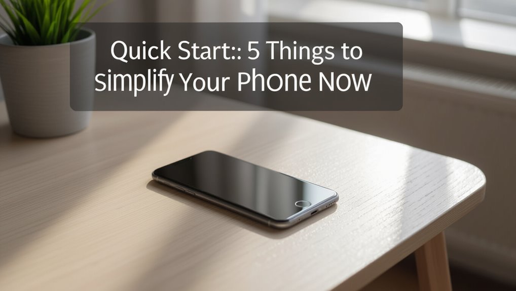 simplify your phone now