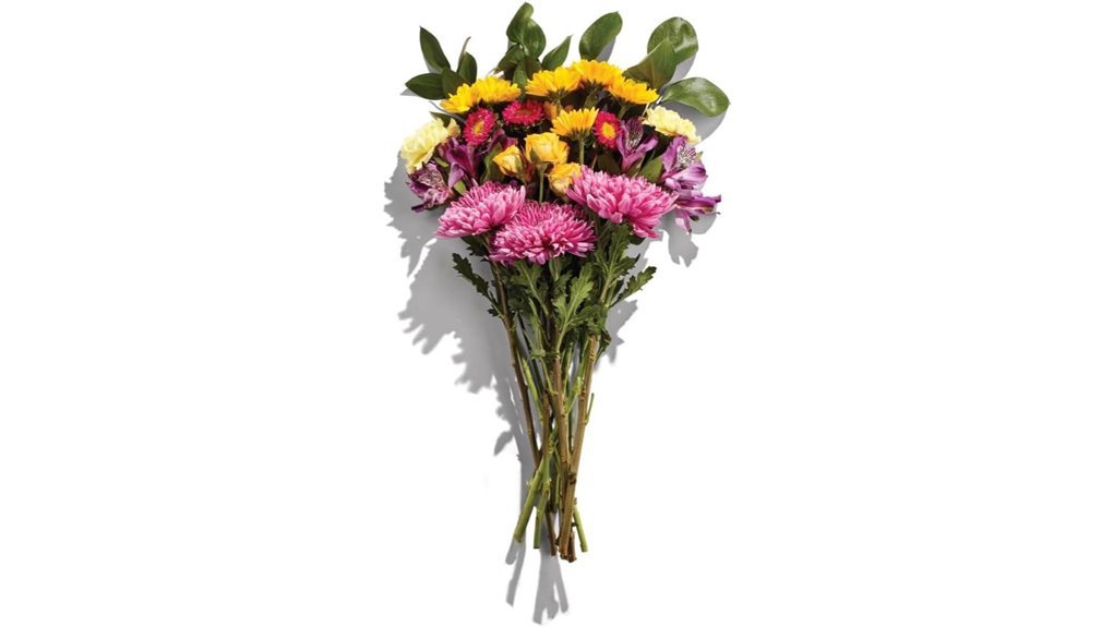 single full floral bouquet