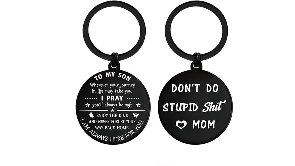 son christmas keychain