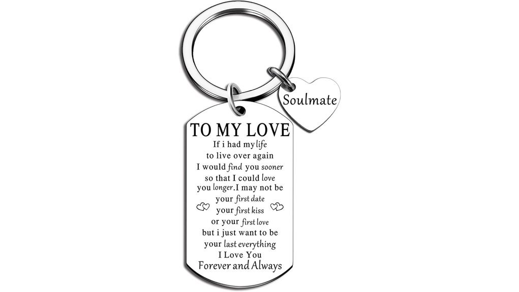 soulmate keychain gift idea