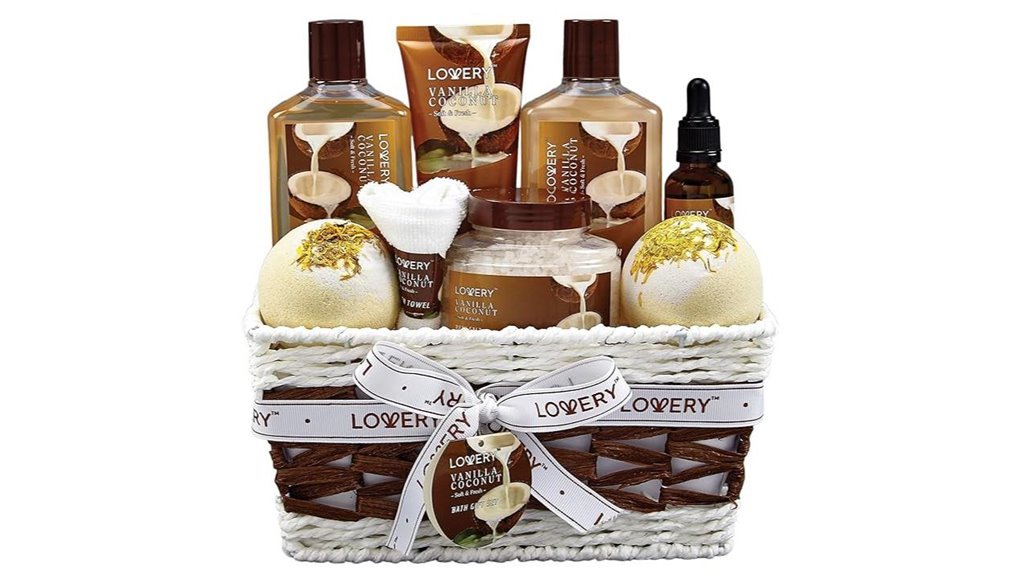 spa gift basket delight
