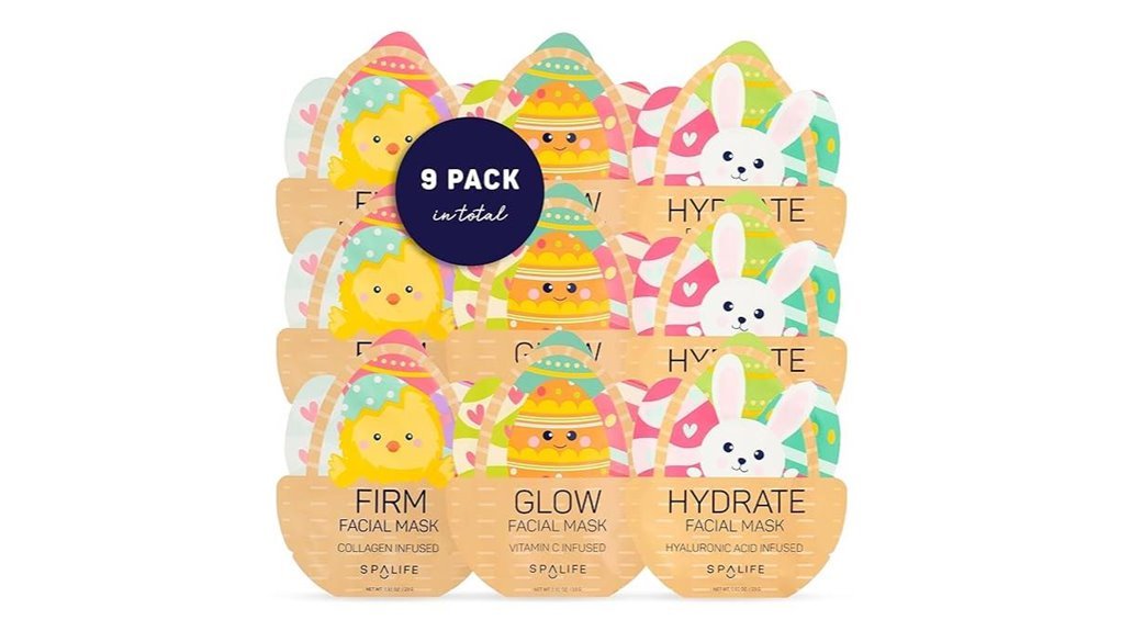 spring and easter facial masks