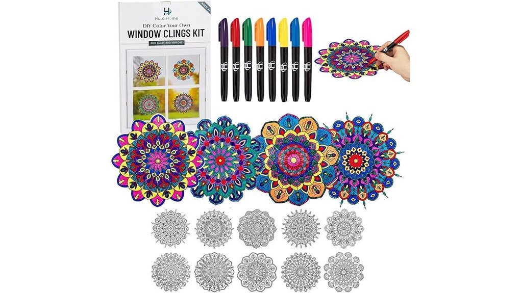 stained glass mandala kit