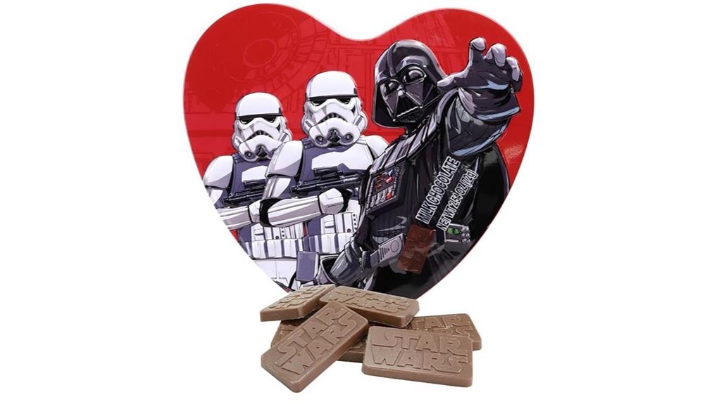 star wars themed chocolate tin