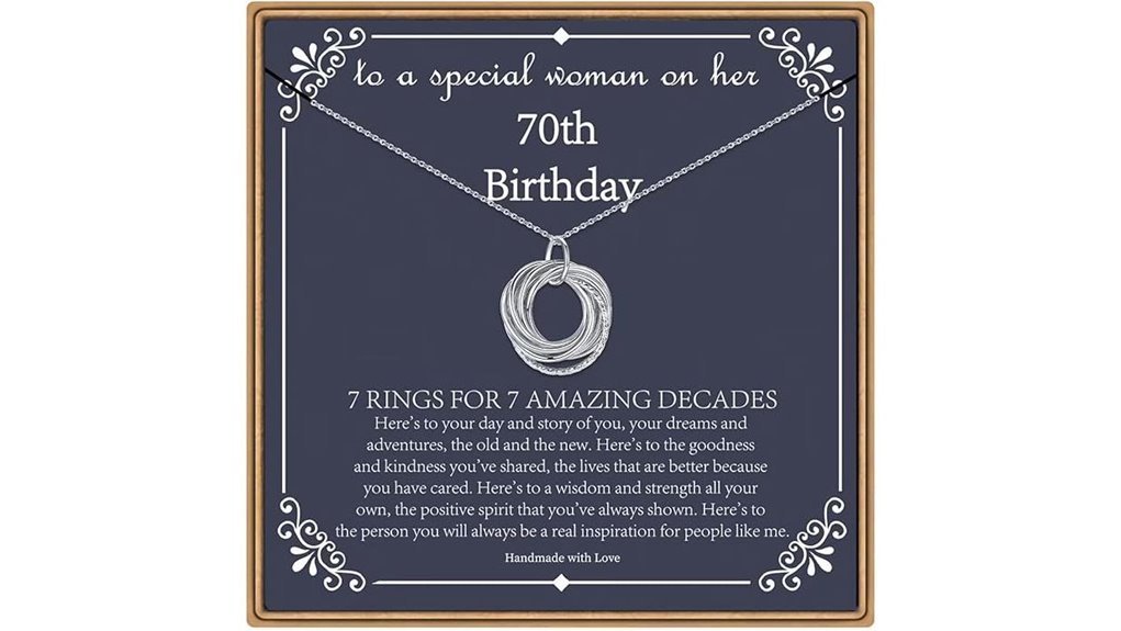 sterling silver birthday necklace