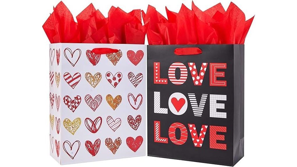 suncolor valentine gift bags