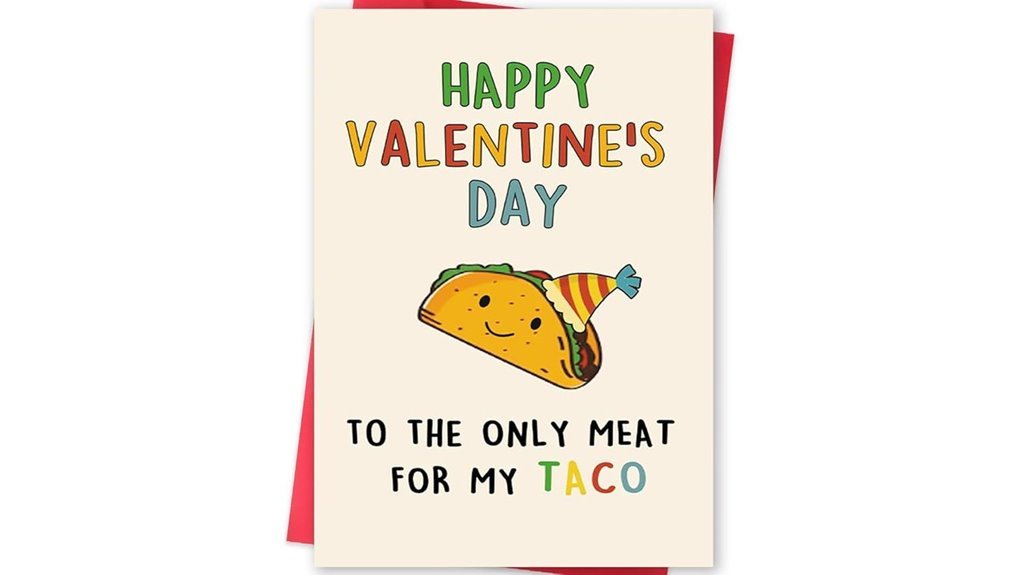 taco themed romantic valentine