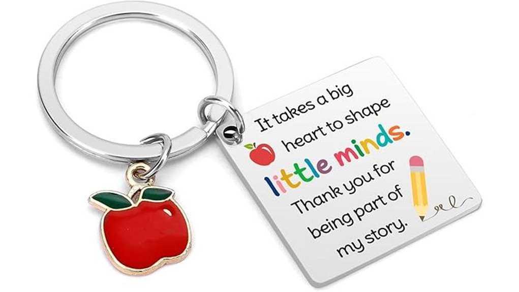 teacher appreciation keychain